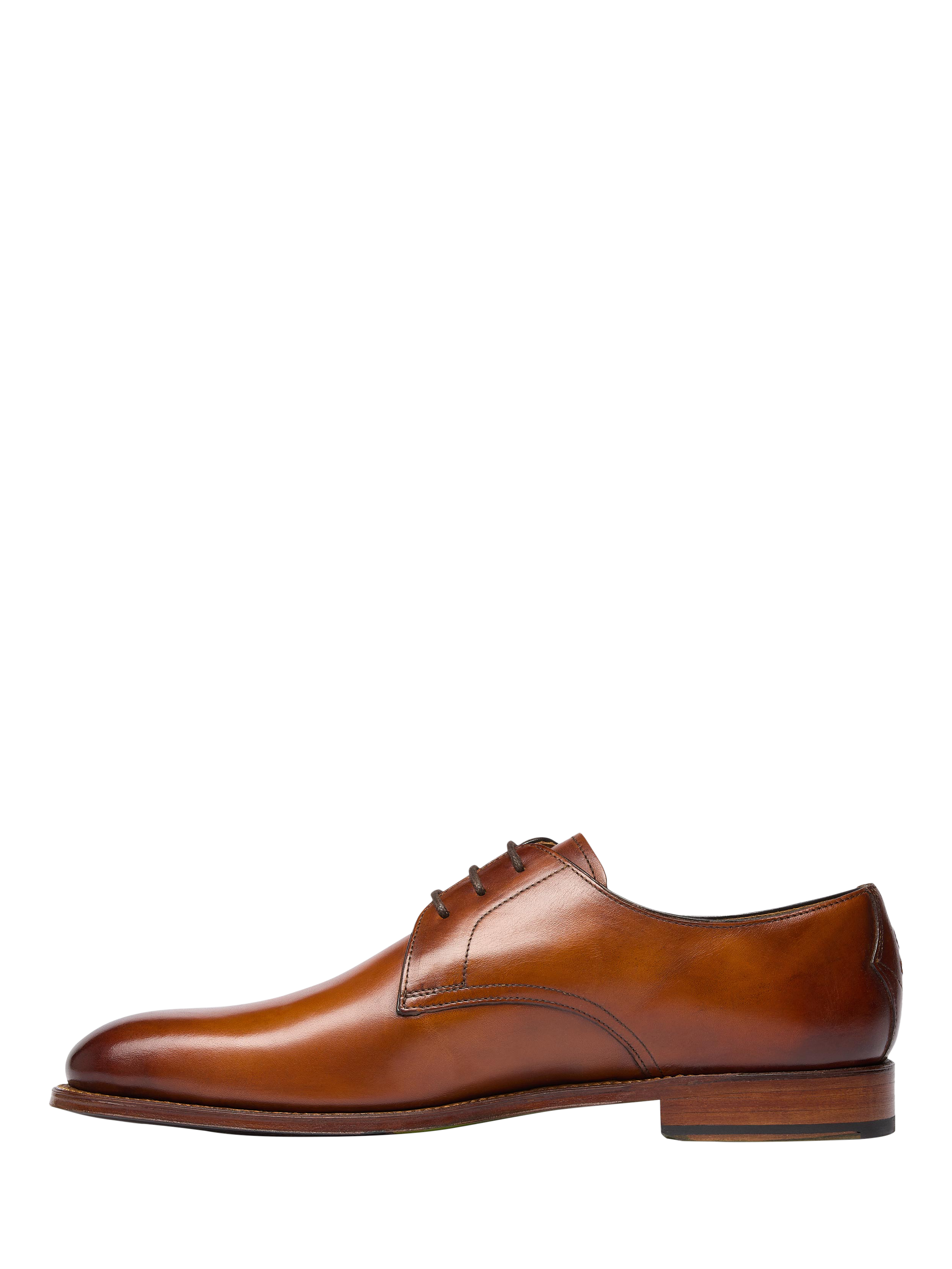 Product image 3 of 5, which shows Oliver Sweeney Eastington Leather Lace up Derby Shoes, Cognac, 6
