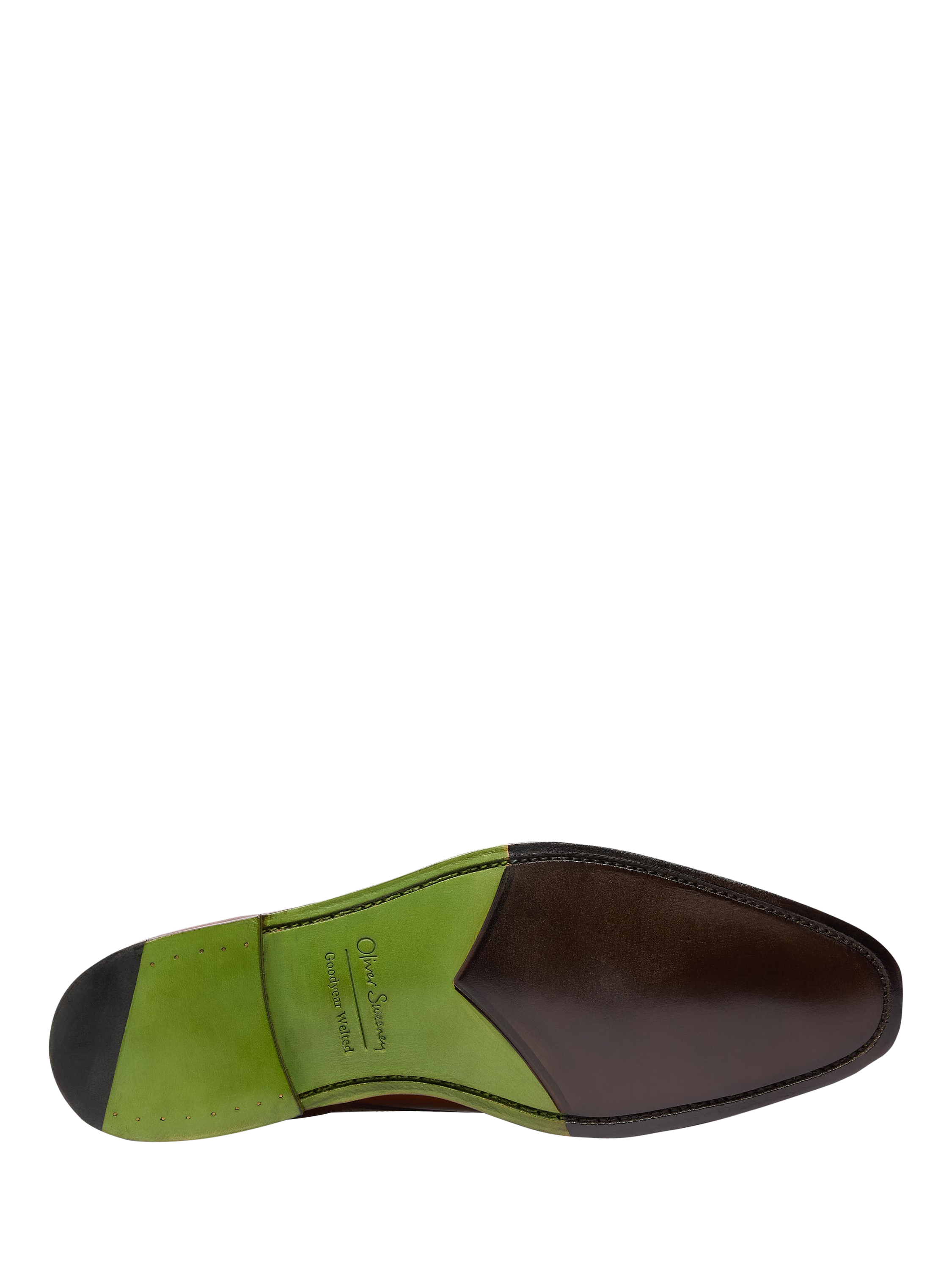Product image 4 of 5, which shows Oliver Sweeney Eastington Leather Lace up Derby Shoes, Cognac, 6