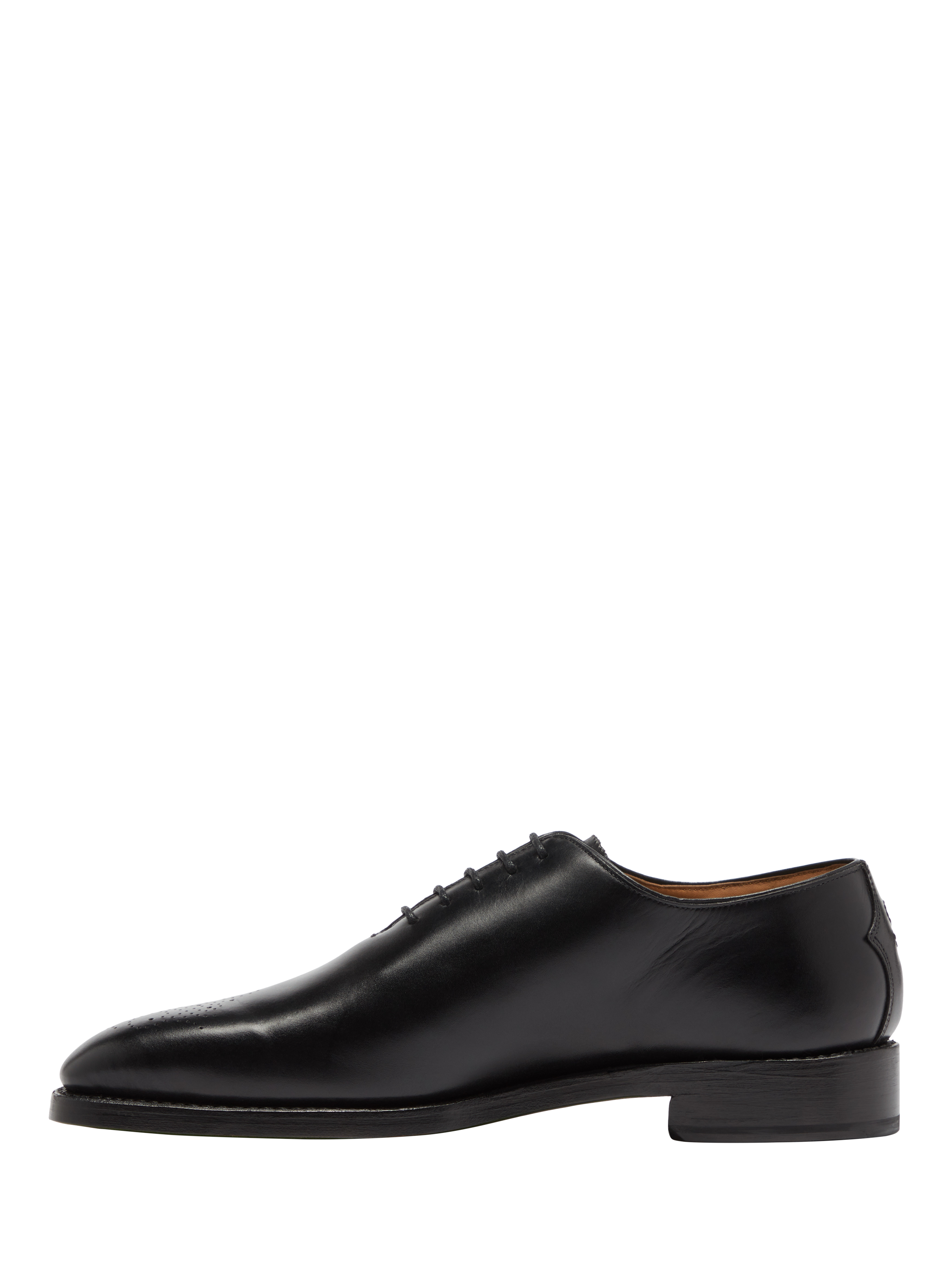 Product image 3 of 5, which shows Oliver Sweeney Yarford Hand Finished Leather Wholecut Shoes, Black, 6