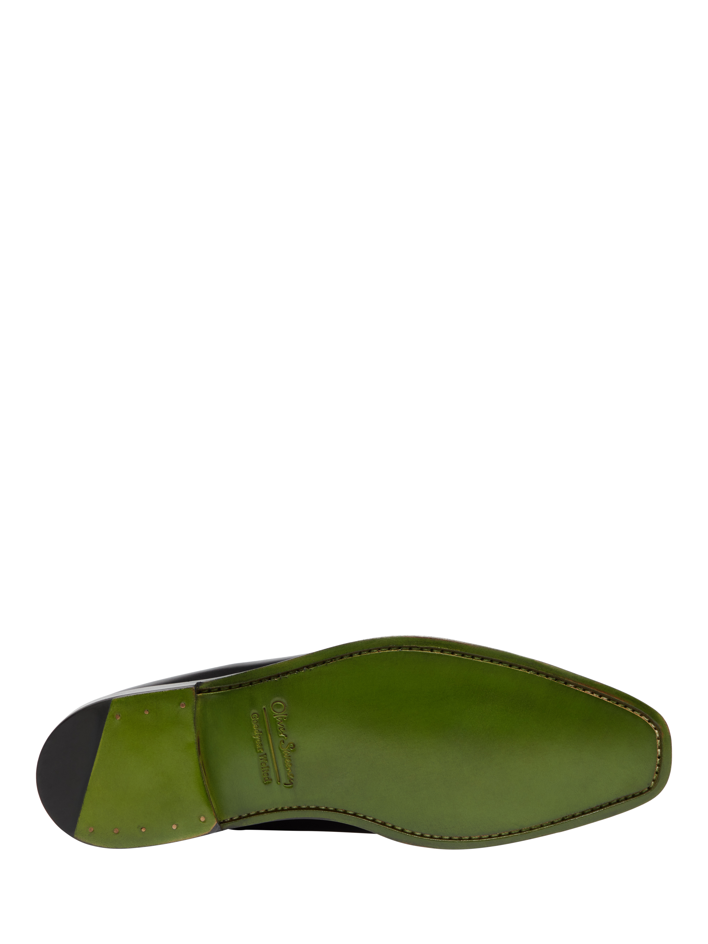 Product image 4 of 5, which shows Oliver Sweeney Yarford Hand Finished Leather Wholecut Shoes, Black, 6