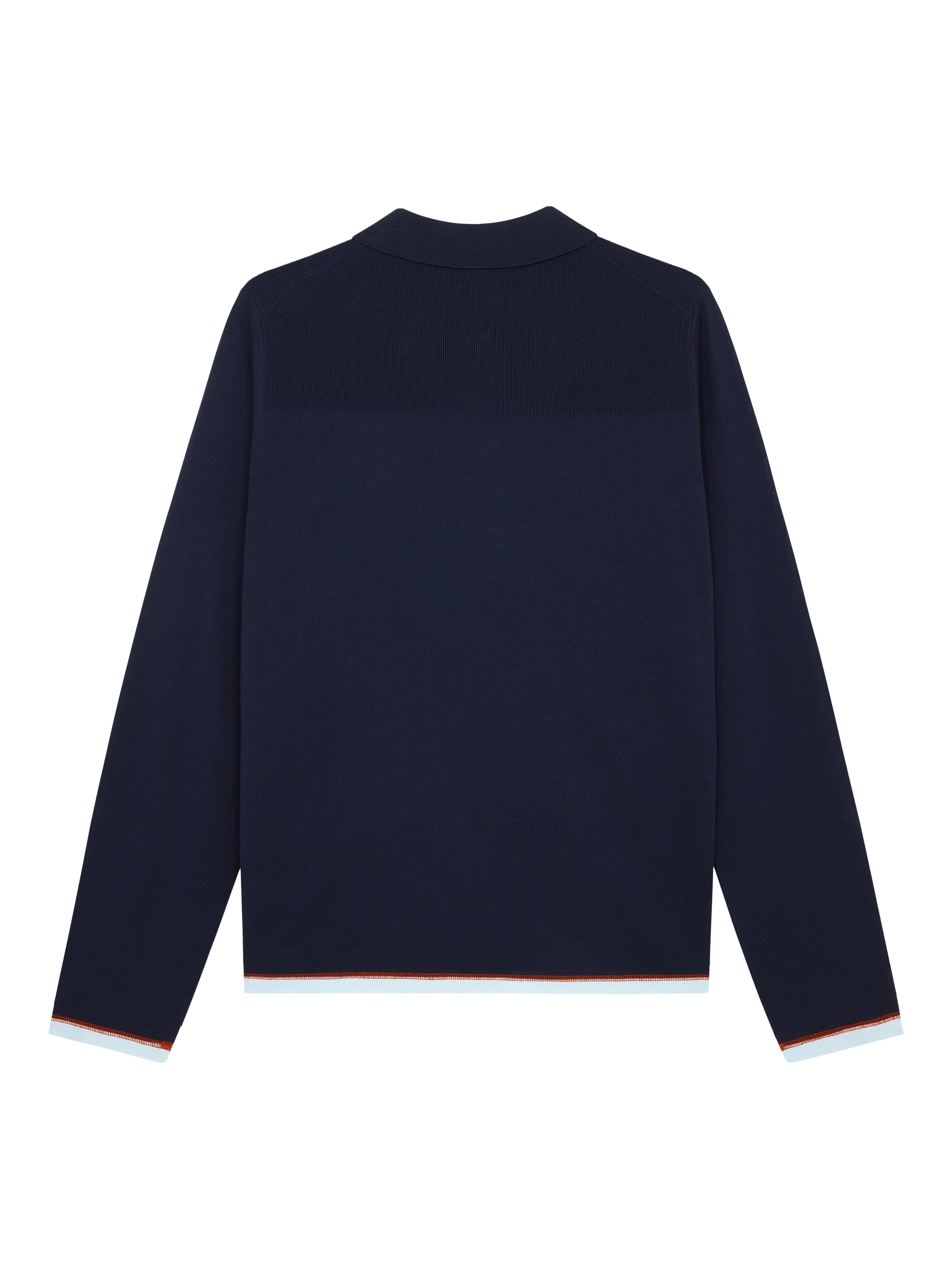 Product image 2 of 2, which shows PS Paul Smith Full-Zip Merino Wool Cardigan, Blue, S