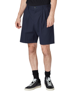 PS Paul Smith Pleated Shorts, Blue, Blue