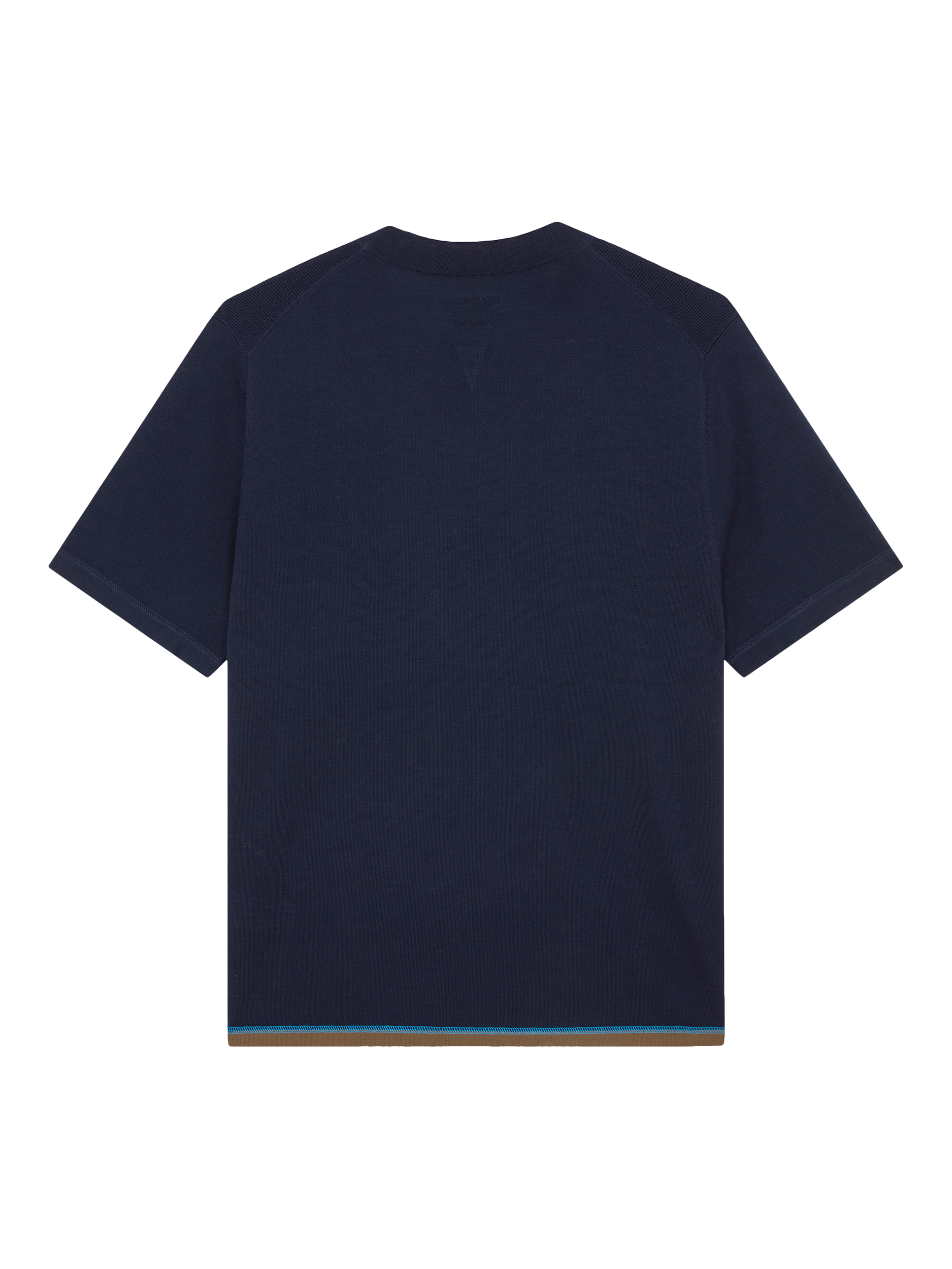 Product image 2 of 2, which shows PS Paul Smith Merino Wool Regular Fit Knit T-Shirt, Blue, S