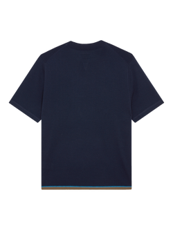 PS Paul Smith Merino Wool Regular Fit Knit T-Shirt, Blue - view 2, Blue