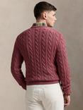 Ralph Lauren Cable Knit Polo Pony Cotton Sweater