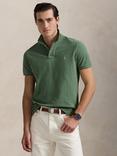 Polo Ralph Lauren Cotton Custom Slim Fit Short Sleeve Polo Shirt, Fatigue/C8640