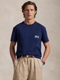 Polo Ralph Lauren Cotton Regular Fit Short Sleeve Polo Bear T-Shirt, Bear With Back Print
