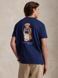 Polo Ralph Lauren Cotton Regular Fit Short Sleeve Polo Bear T-Shirt, Bear With Back Print