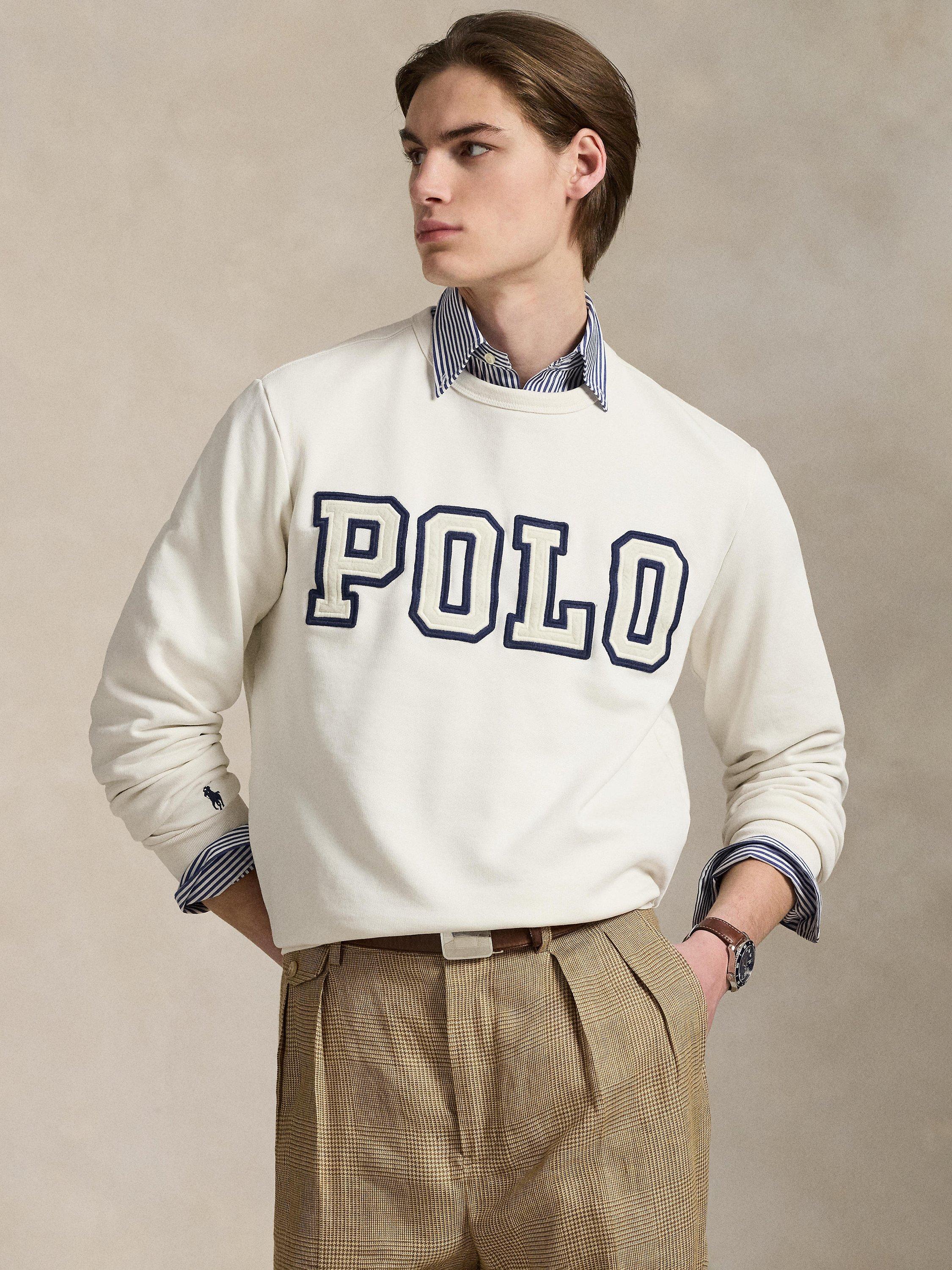Product image 1 of 5, which shows Ralph Lauren Polo Cotton Blend Sweatshirt, Nevis, S