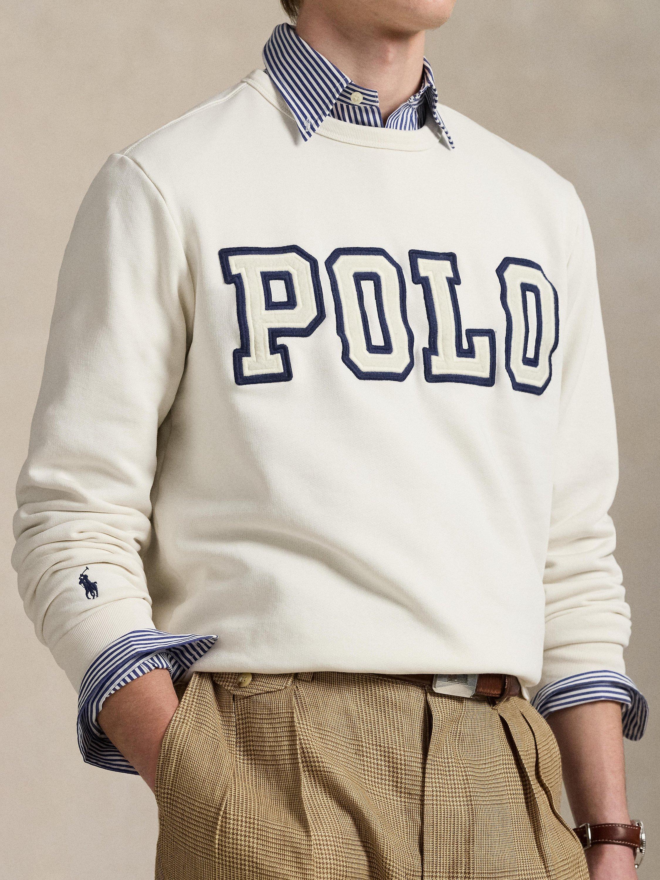 Product image 3 of 5, which shows Ralph Lauren Polo Cotton Blend Sweatshirt, Nevis, S