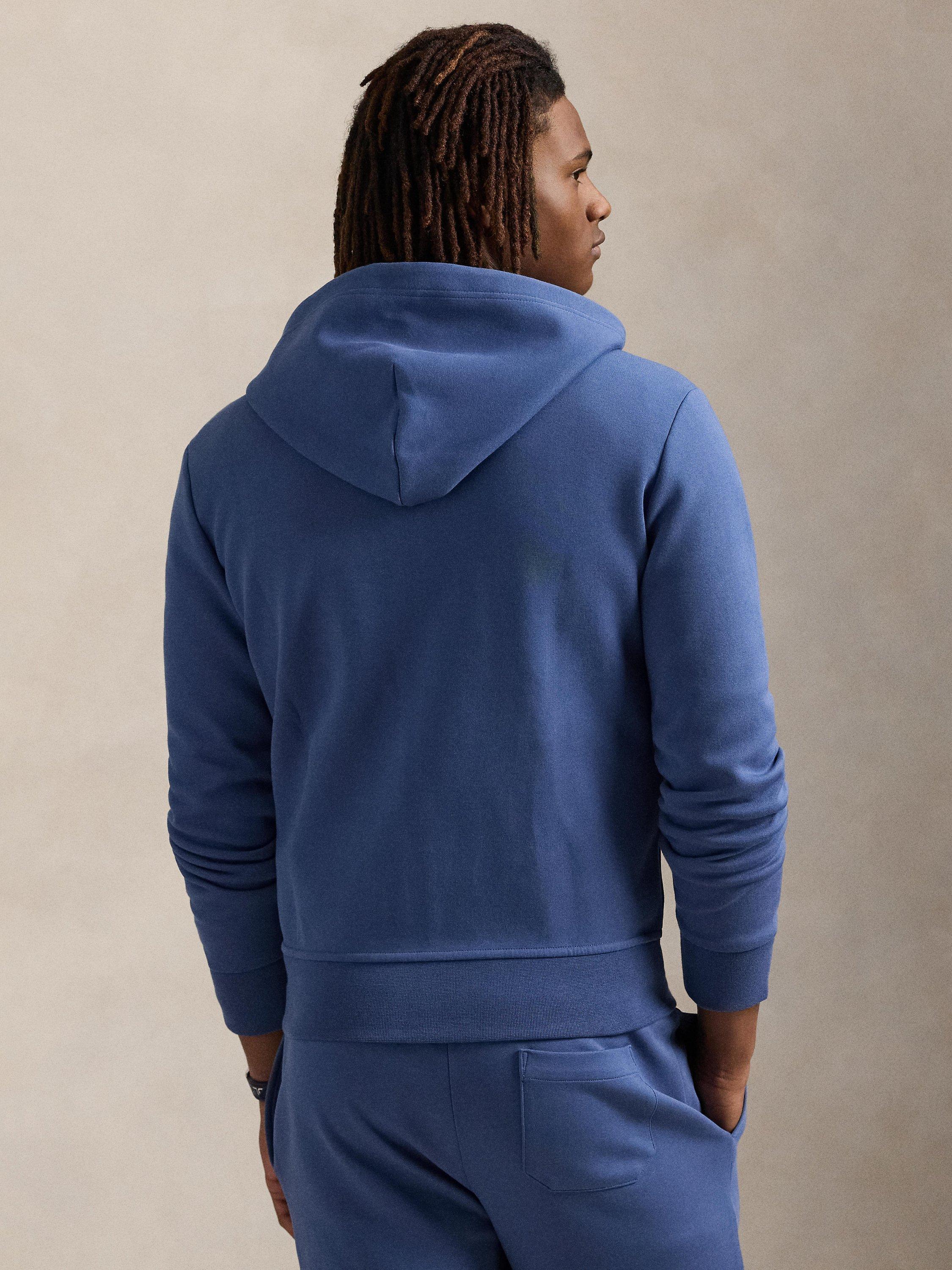 Product image 3 of 5, which shows Polo Ralph Lauren Zip-Through Hoodie, Earth Blue, S