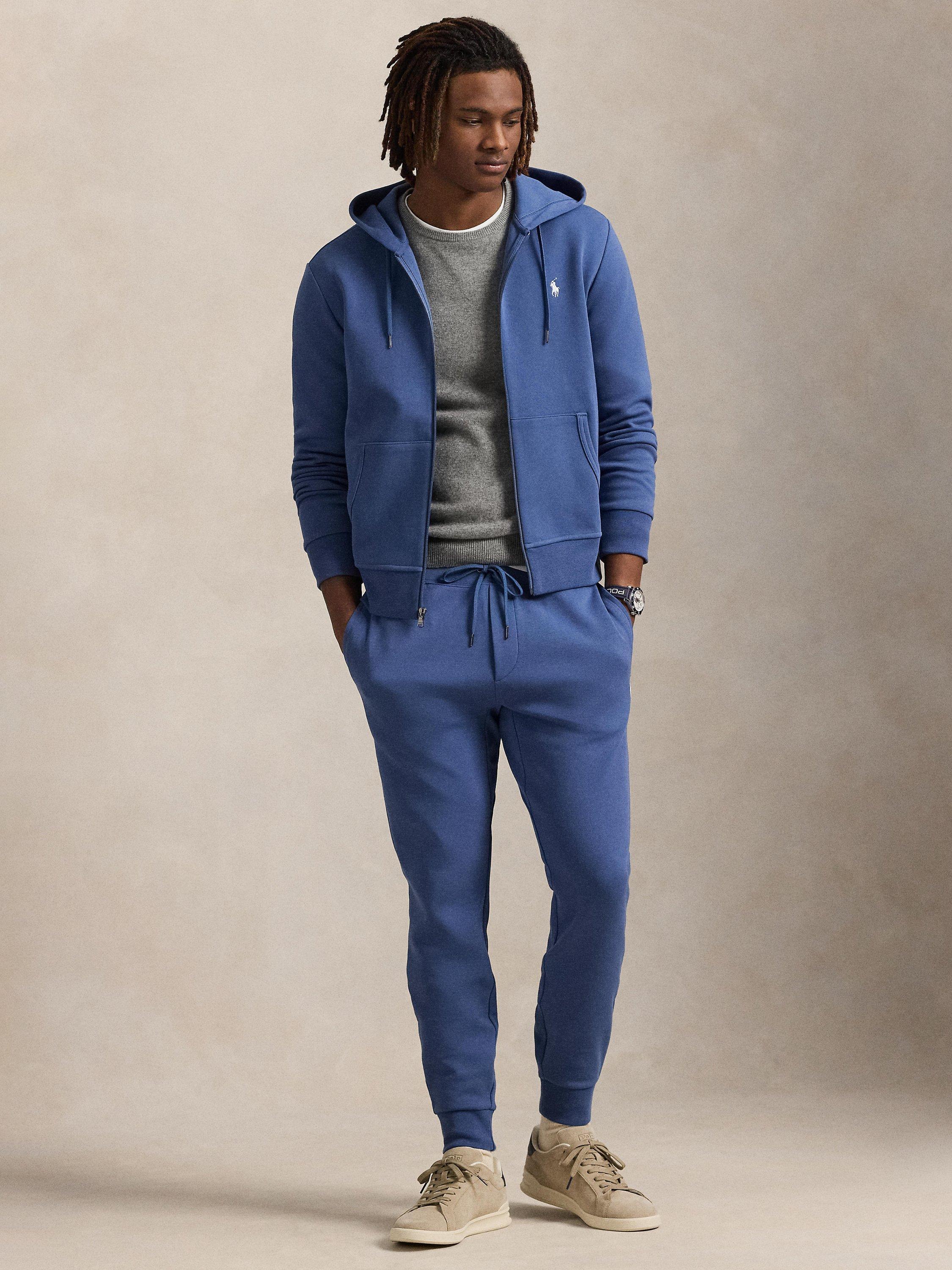 Product image 4 of 5, which shows Polo Ralph Lauren Zip-Through Hoodie, Earth Blue, S