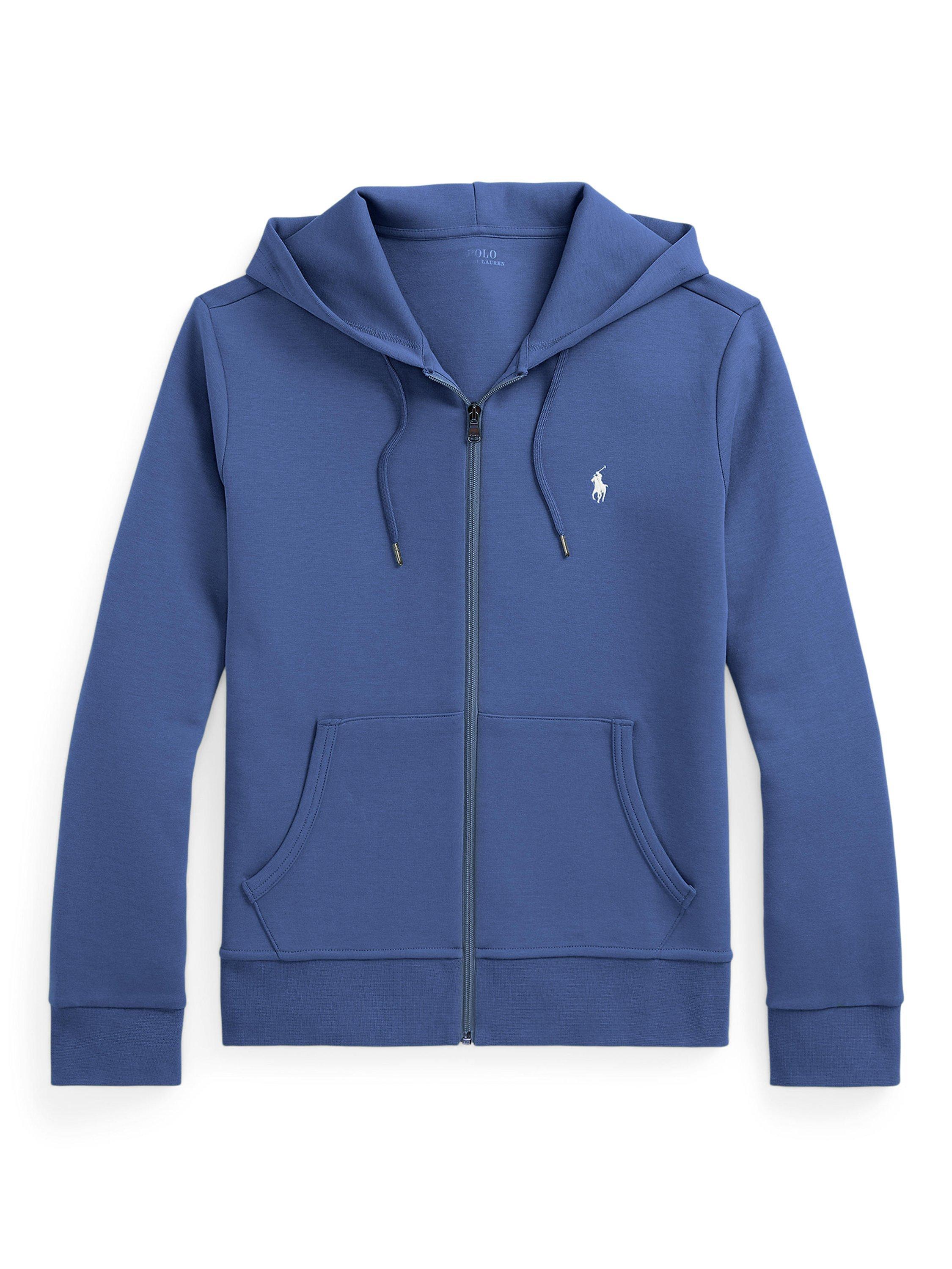 Product image 5 of 5, which shows Polo Ralph Lauren Zip-Through Hoodie, Earth Blue, S