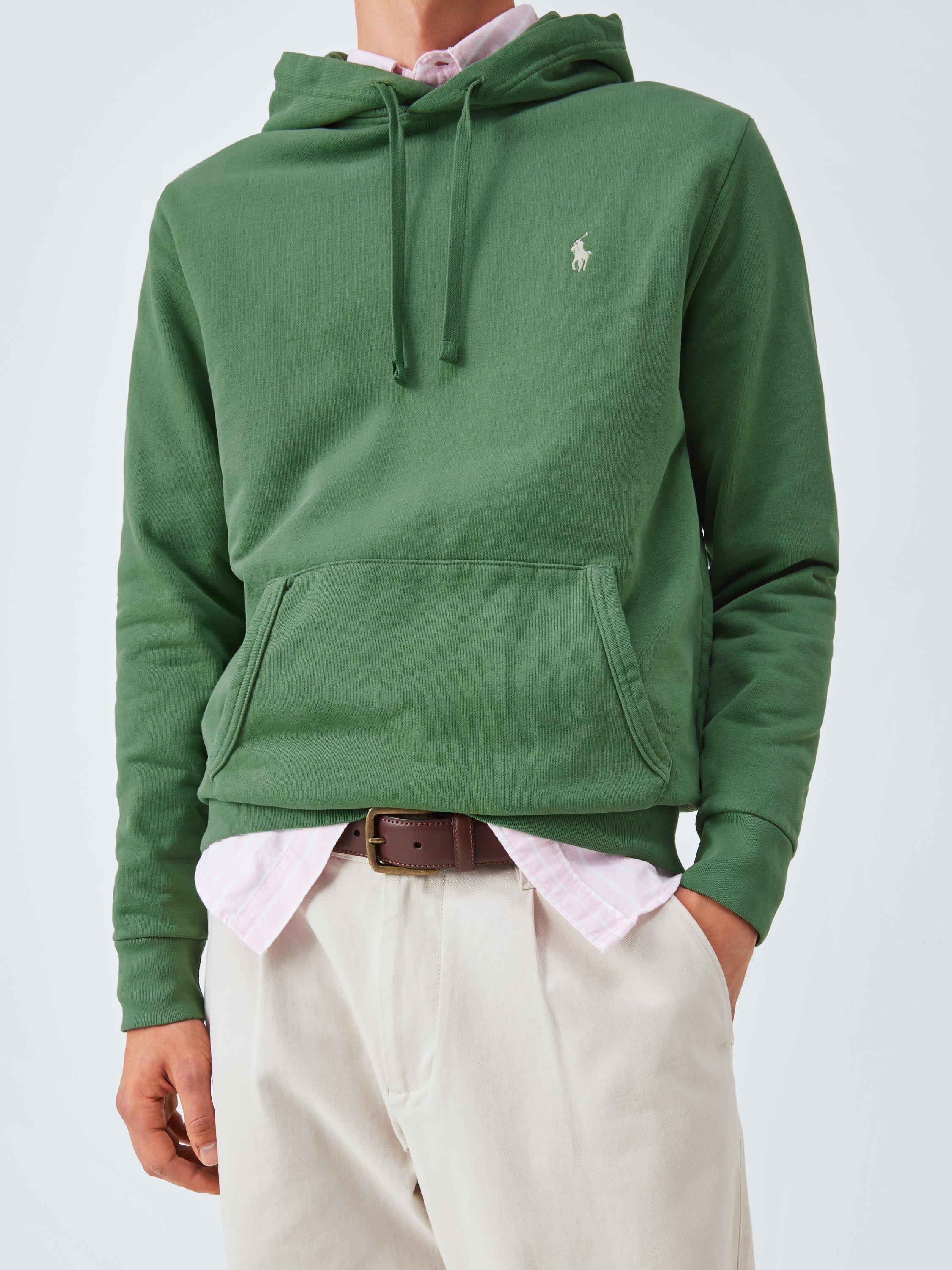 Product image 6 of 6, which shows Ralph Lauren Polo Pony Cotton Hoodie, Fatigue, S