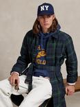 Polo Ralph Lauren Plaid Check Waxed Cotton Balmacaan Coat, Gordon Plaid