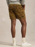 Ralph Lauren Drawstring Illustration Print Cotton Corduroy Shorts