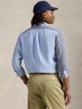 Polo Ralph Lauren Linen Regular Fit Patch Block Shirt, Blue Fun Shirt