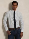 Polo Ralph Lauren Cotton Blend Regular Fit Check Shirt, Nevis Blue Multi