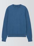 Polo Ralph Lauren Fine-Gauge Cotton Cashmere Blend Crew Neck Sweater, Blue