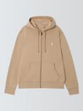 Ralph Lauren Polo Pony Zip Front Cotton Blend Hoodie