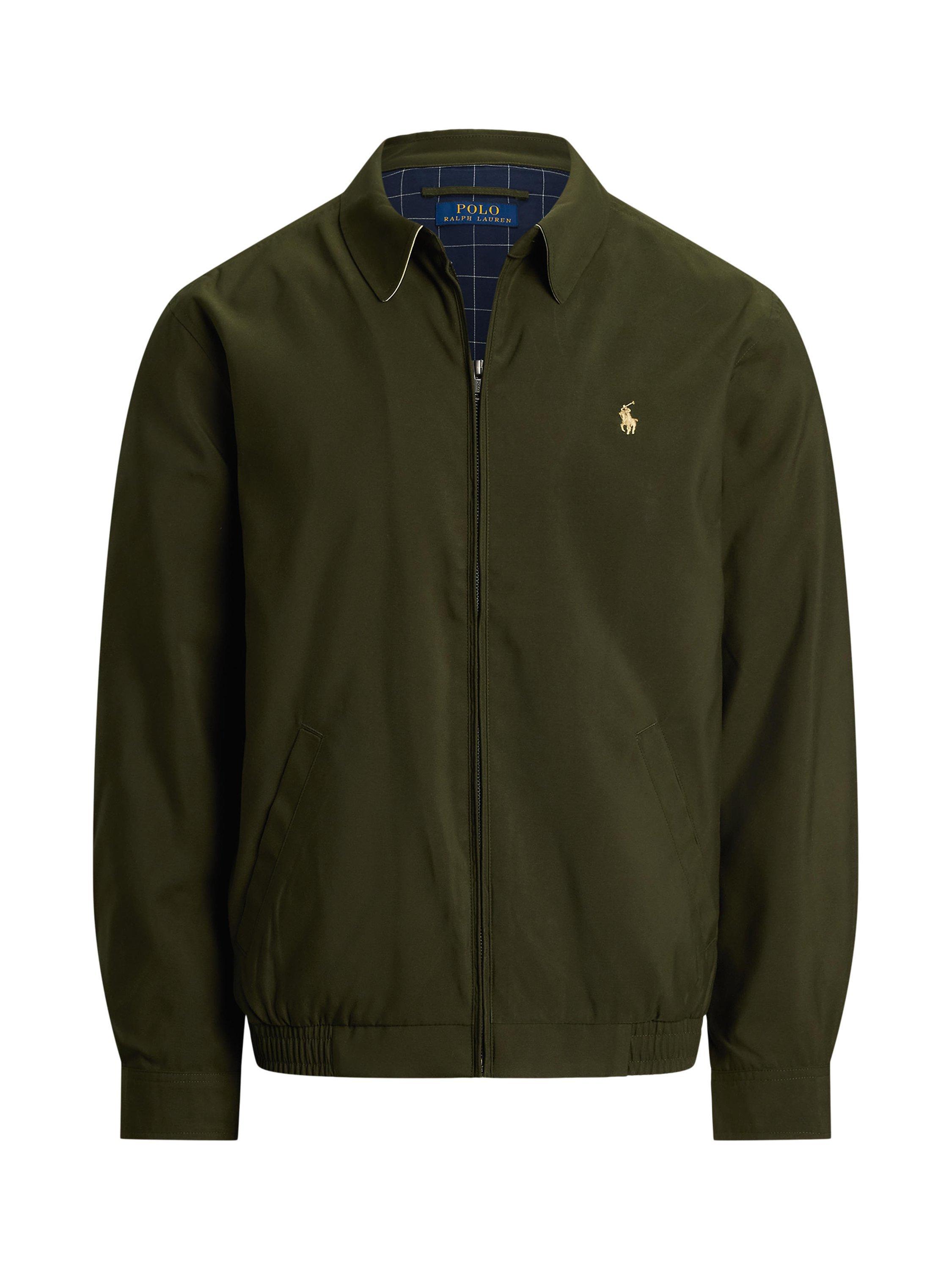 Product image 5 of 5, which shows Polo Ralph Lauren Lightweight Water-Repellent Twill Jacket, Company Olive, S