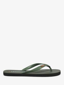 Superdry Core Essential Flip Flops, Army Khaki, Army Khaki