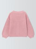 John Lewis Kids' Stitch Knit V-Neck Cardigan, Multi