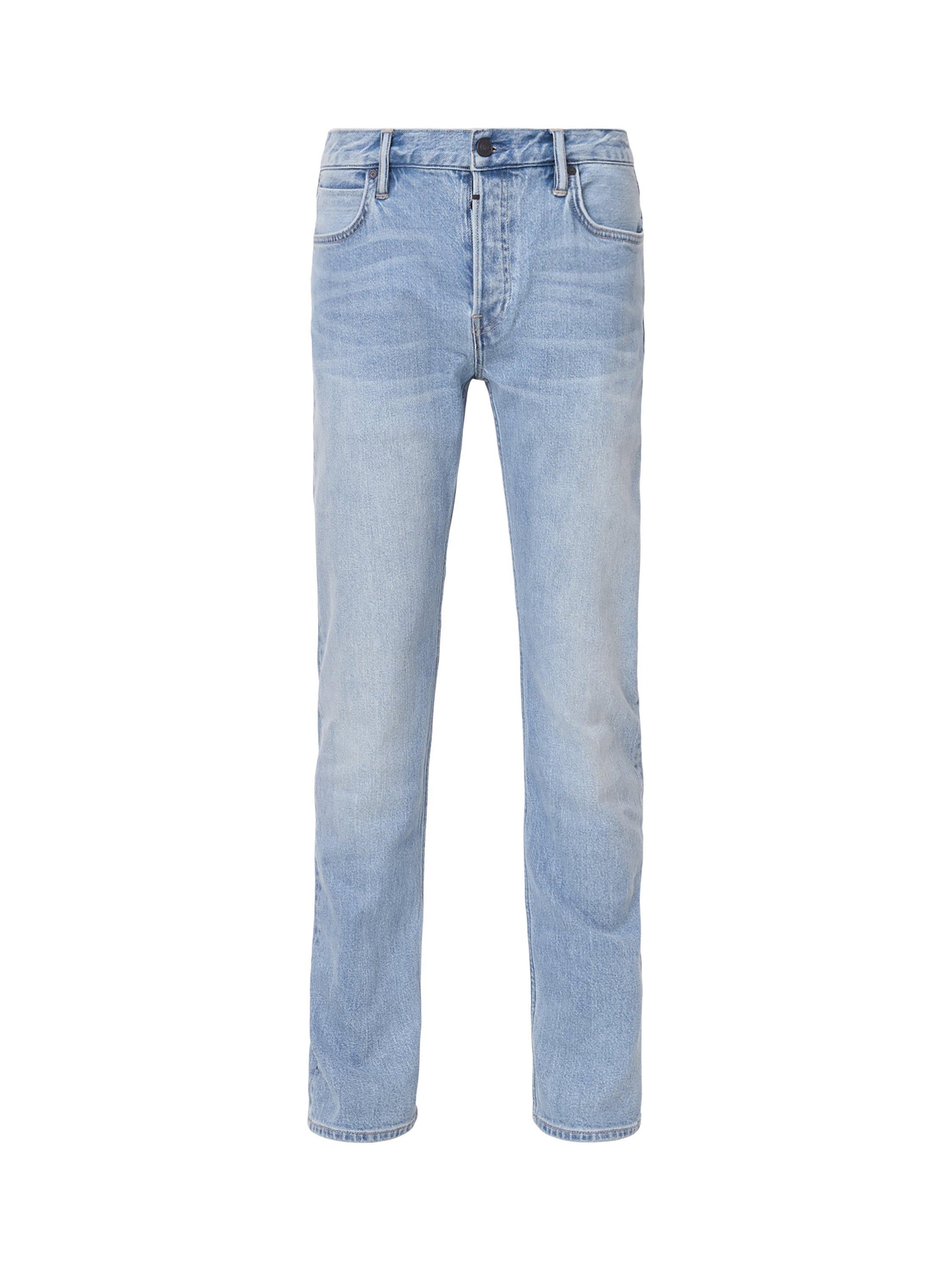Product image 4 of 10, which shows AllSaints Iggy Slim Fit Jeans, Pale Indigo Blue, W32/L30