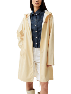 Hunter Andrea Waterproof Raincoat, Gravel