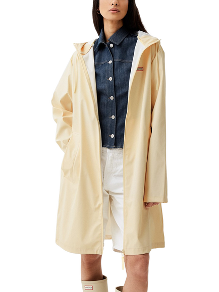 Hunter Andrea Waterproof Raincoat, Gravel