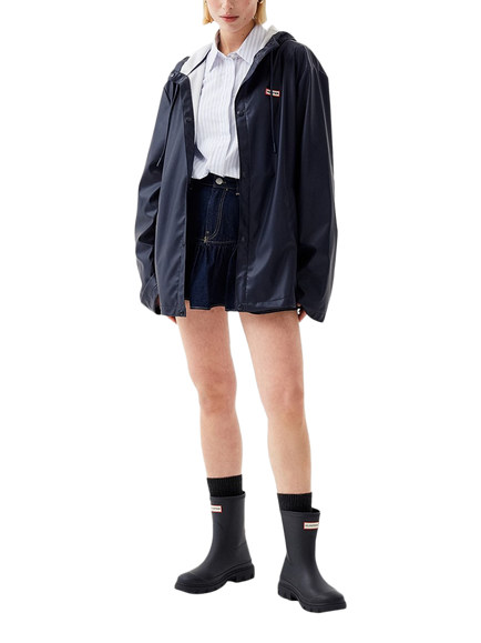 Hunter Izzy Hooded Waterproof Rain Jacket - view 2, Night Sky