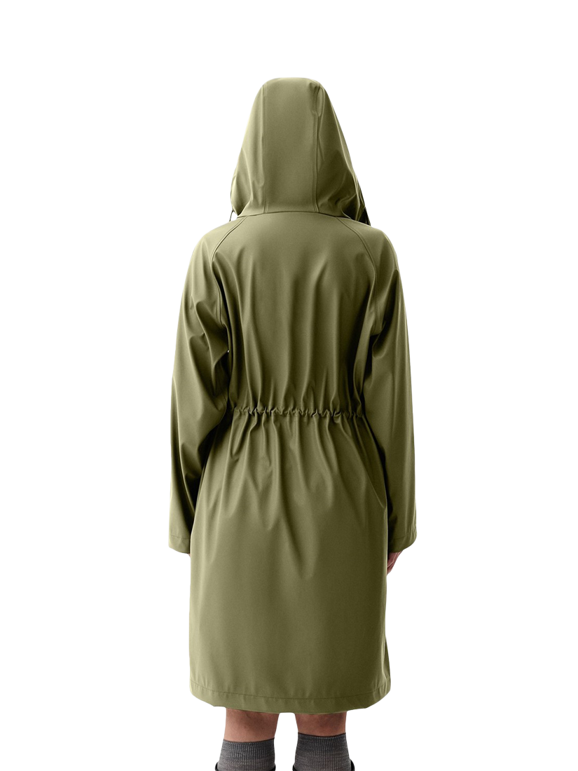 Product image 2 of 3, which shows Hunter Janna Waterproof Parka, Deep Lichen Green, S