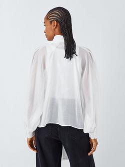 AND/OR Cassie Pussybow Blouse, Off White - view 2, Off White