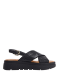 Moda in Pelle Nettina Leather Cross Strap Footbed Sandals