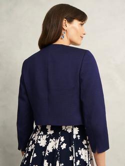 Hobbs Elize Cropped Jacket, Midnight Navy - view 2, Midnight Navy
