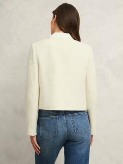 Hobbs Hattie Tweed Jacket, Ivory - view 2, Ivory