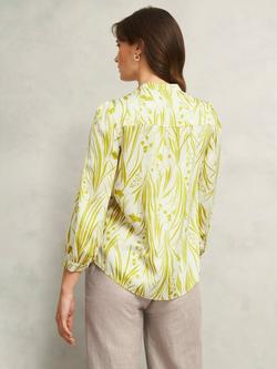 Hobbs Angelique Floral Top, Green Ivory - view 2, Green Ivory