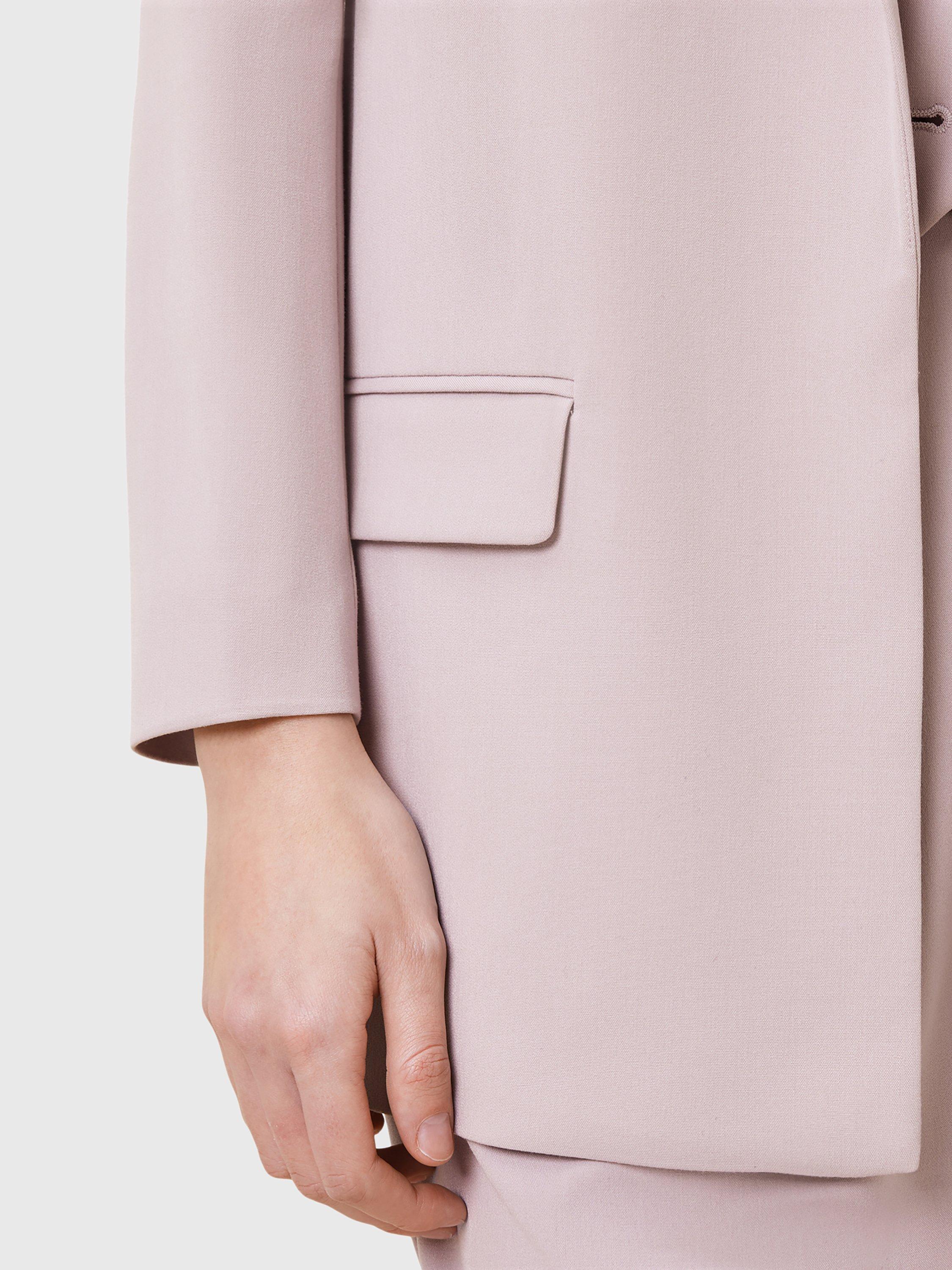 Product image 7 of 7, which shows AllSaints Aleida Tailored Blazer, Pink, 8