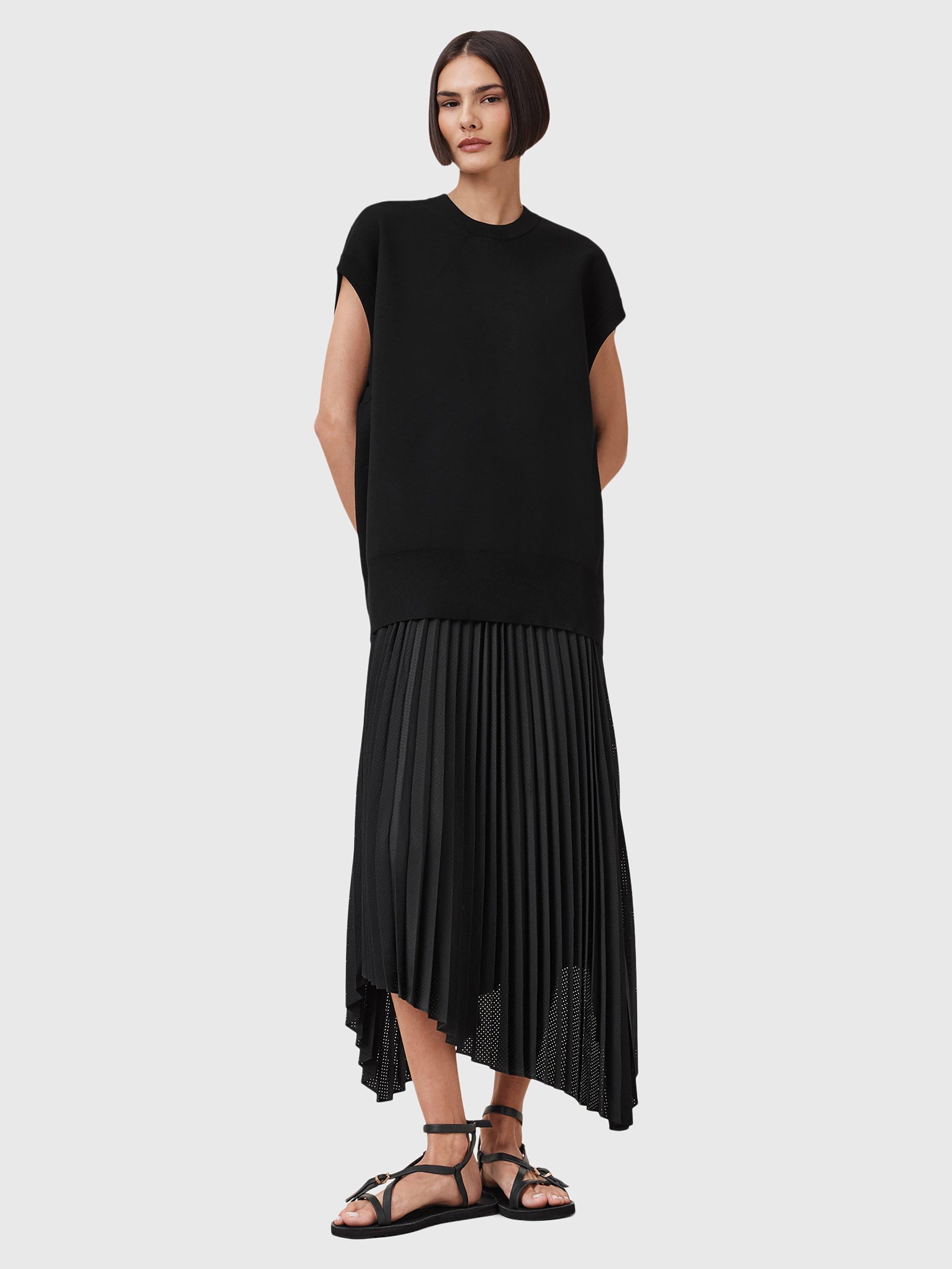 Product image 3 of 10, which shows AllSaints Leia Harley Dress, Black, XS