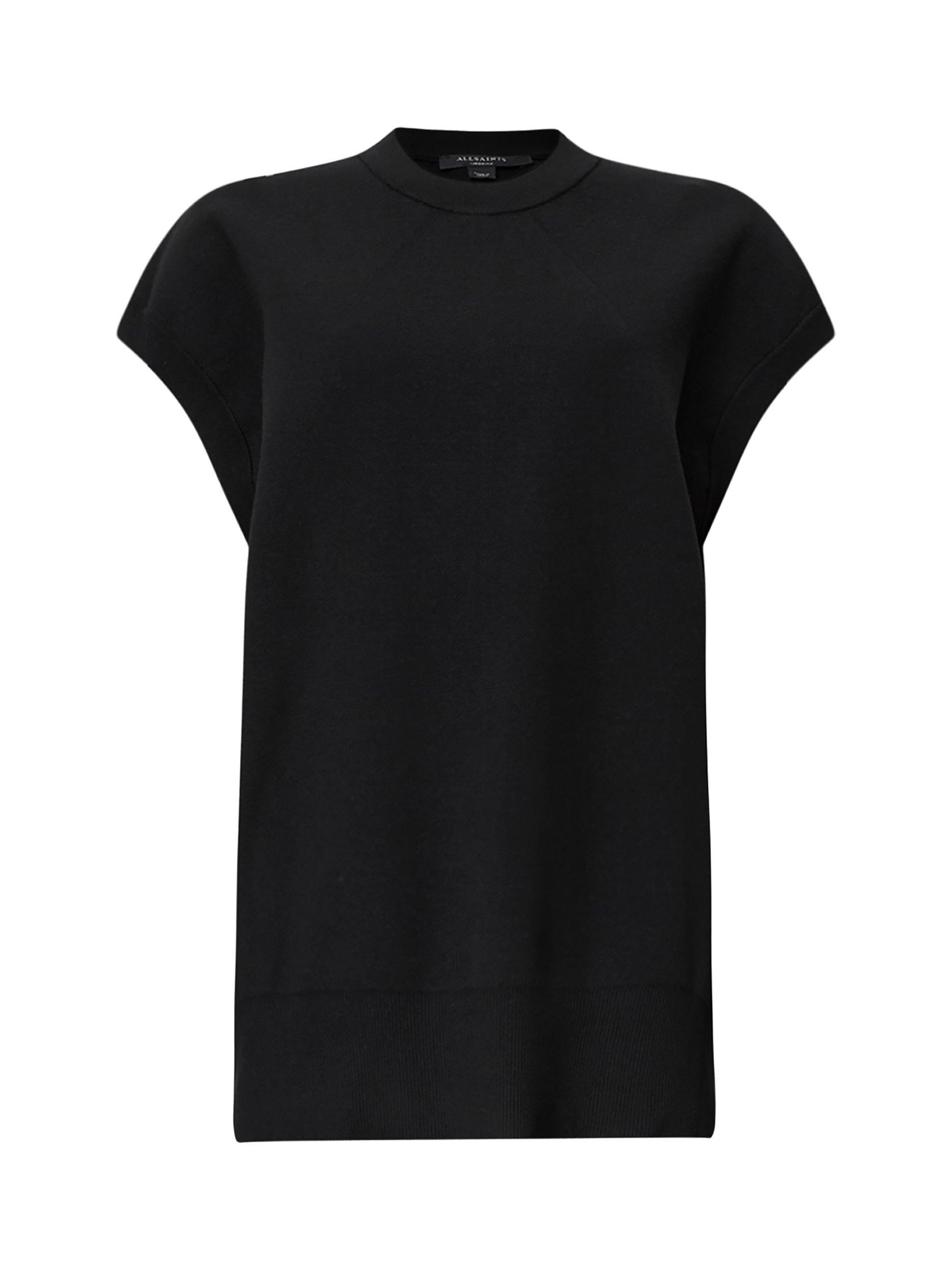 Product image 4 of 10, which shows AllSaints Leia Harley Dress, Black, XS