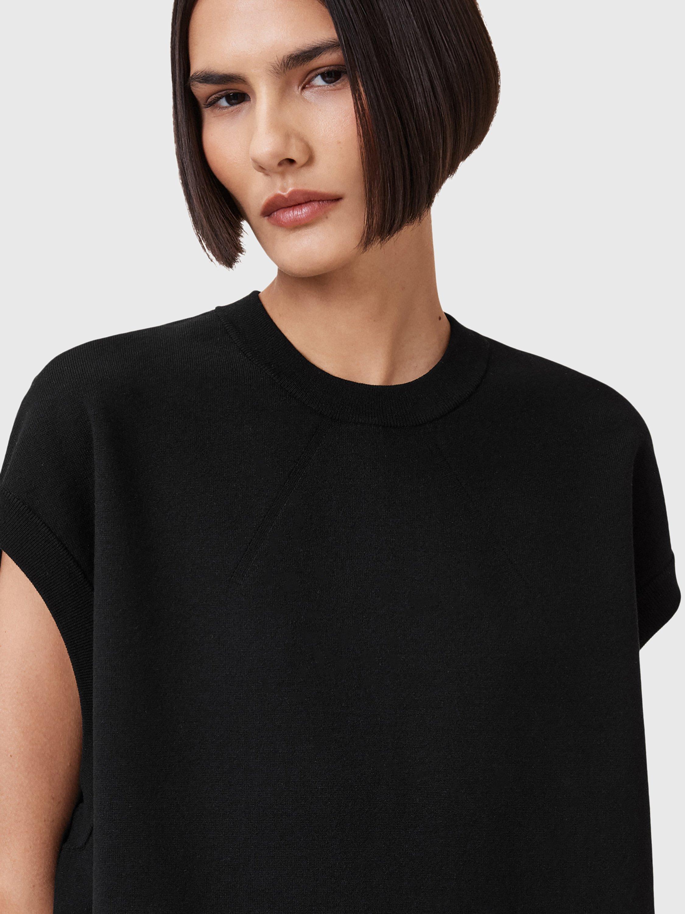 Product image 5 of 10, which shows AllSaints Leia Harley Dress, Black, XS
