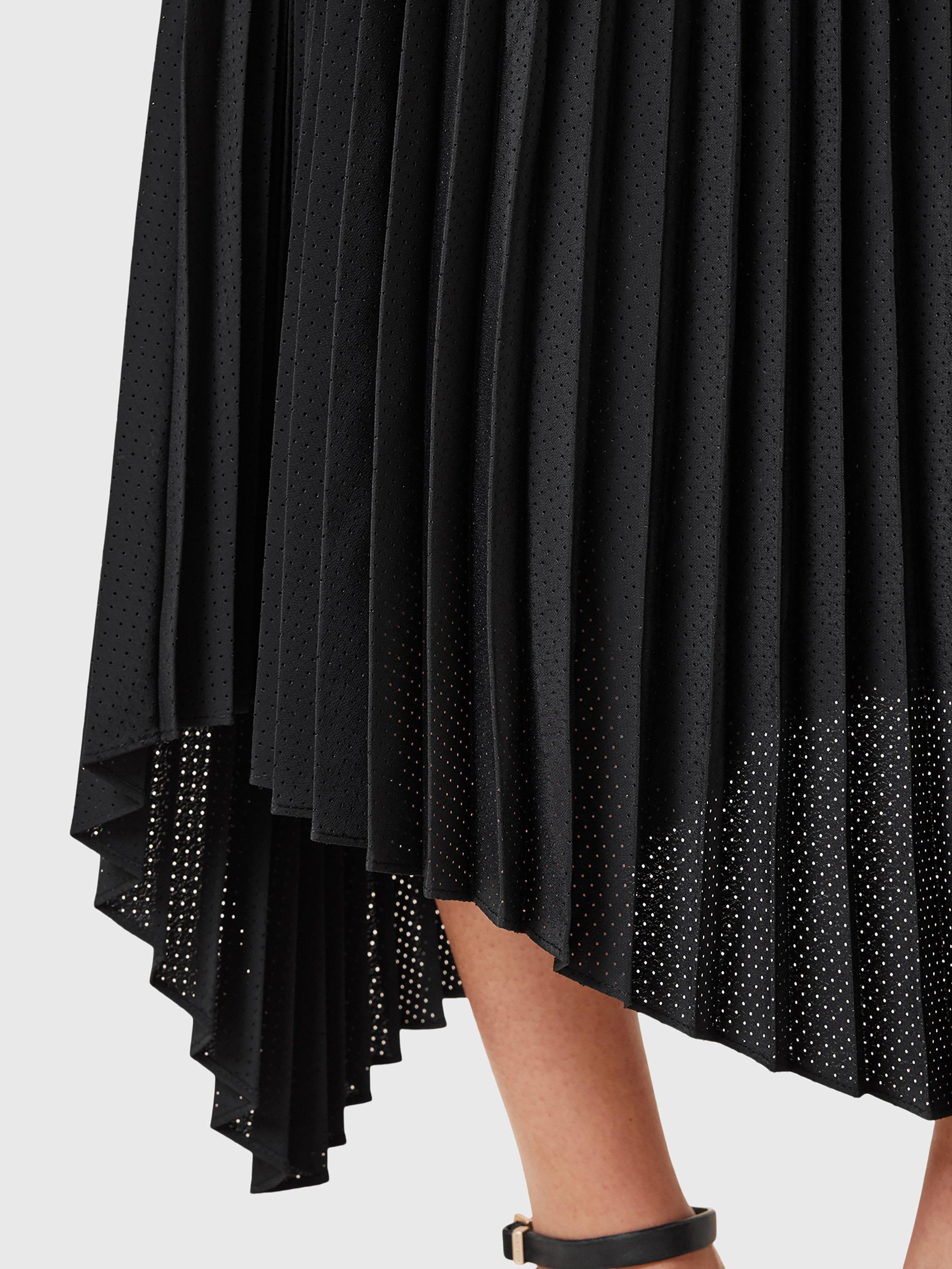 Product image 7 of 10, which shows AllSaints Leia Harley Dress, Black, XS