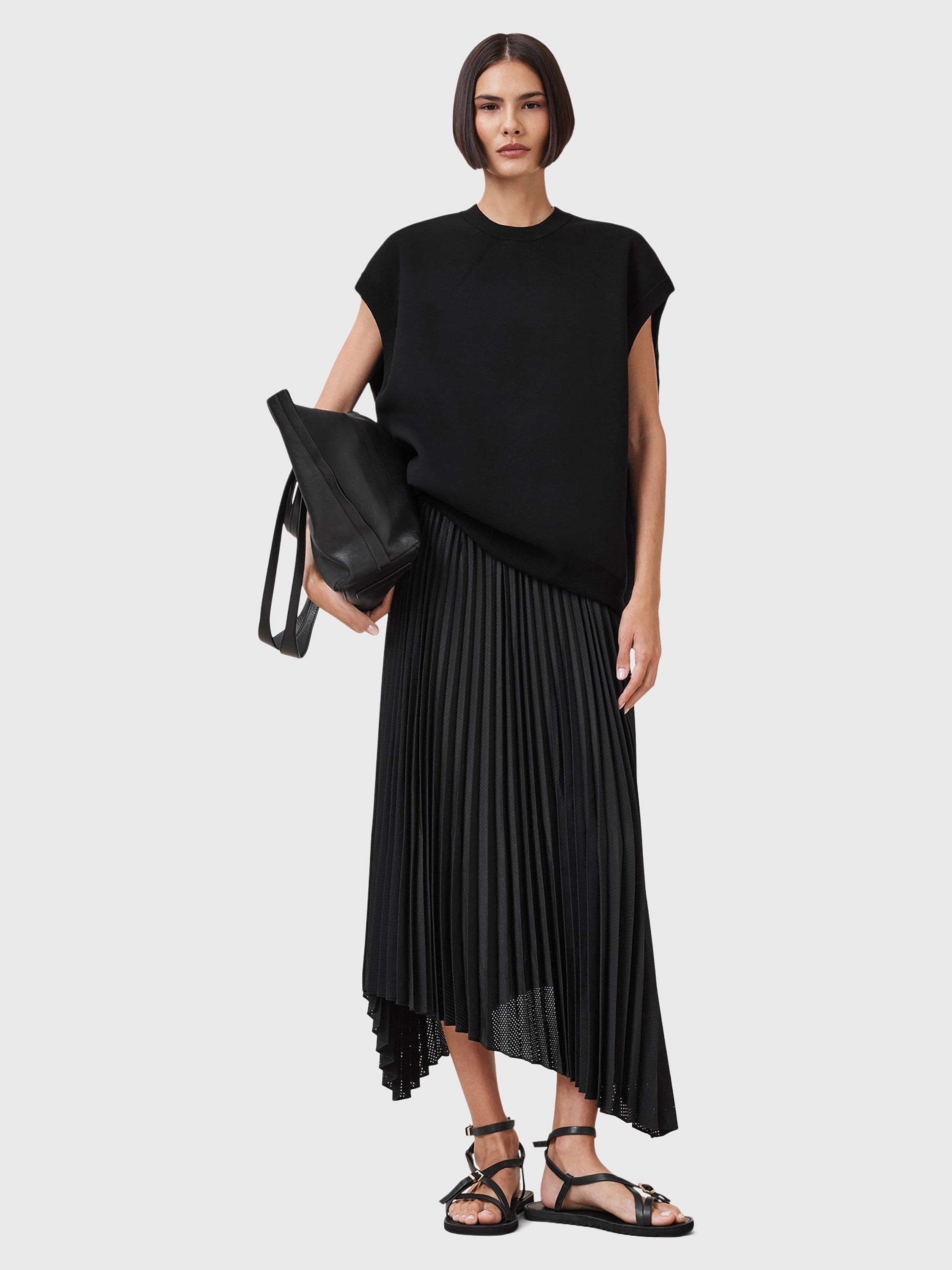 Product image 10 of 10, which shows AllSaints Leia Harley Dress, Black, XS