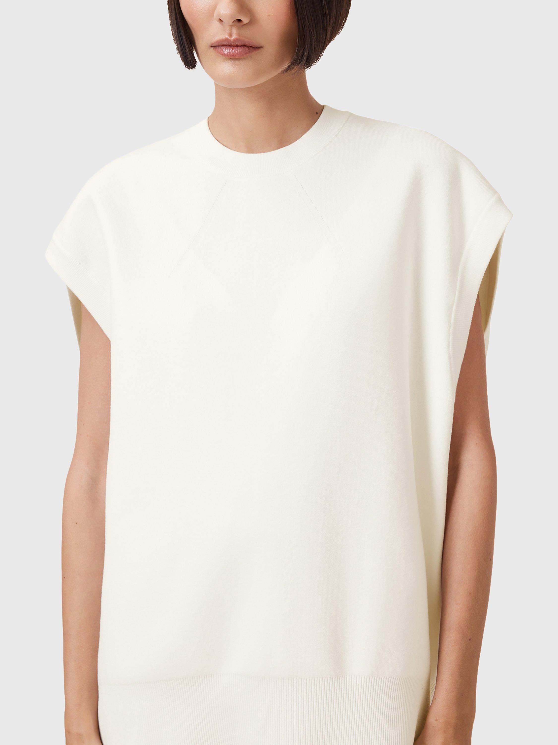 Product image 1 of 9, which shows AllSaints Leia Harley Dress, White Natural, XS