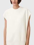 AllSaints Leia Harley Dress, White Natural