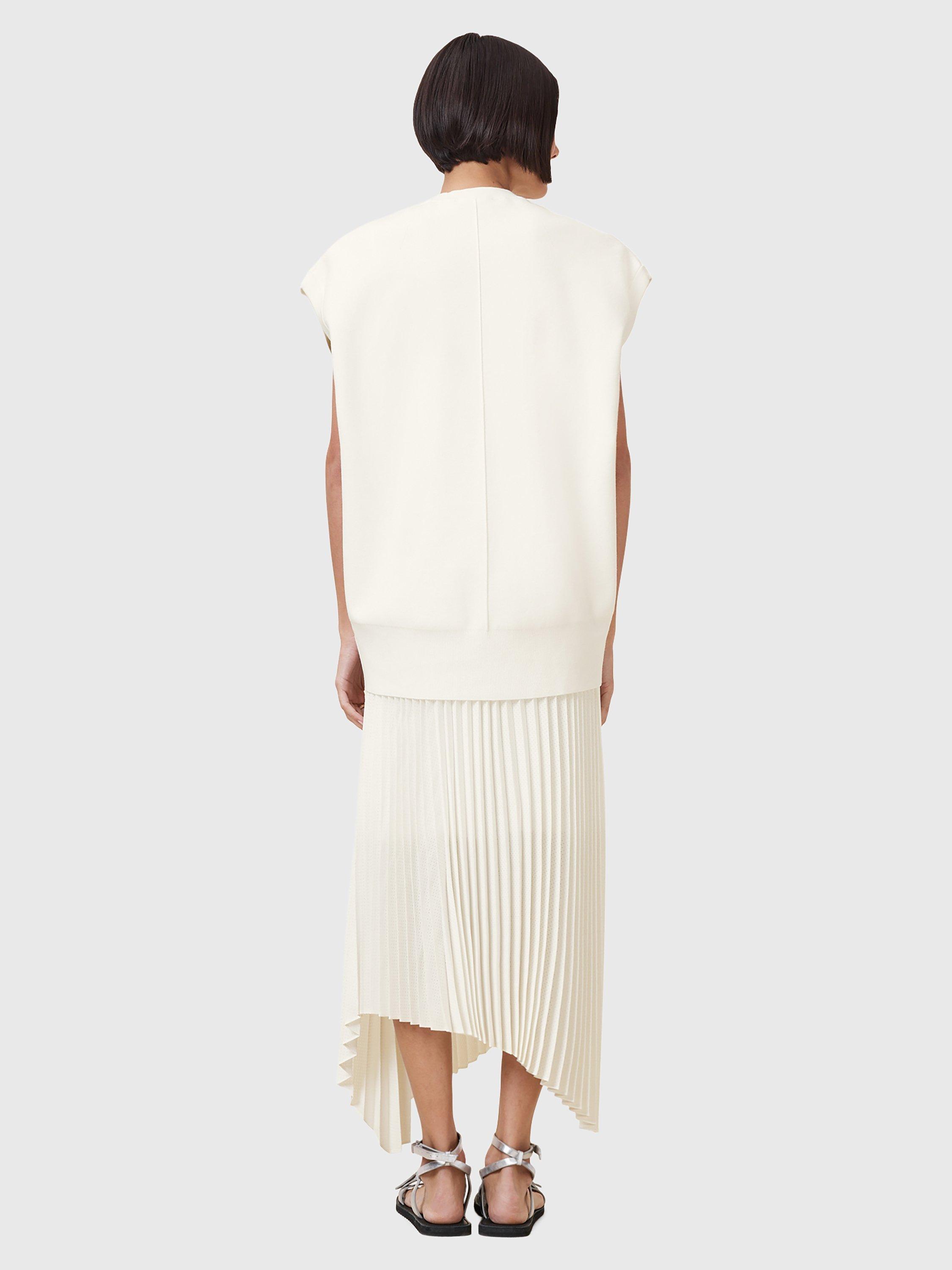 Product image 2 of 9, which shows AllSaints Leia Harley Dress, White Natural, XS