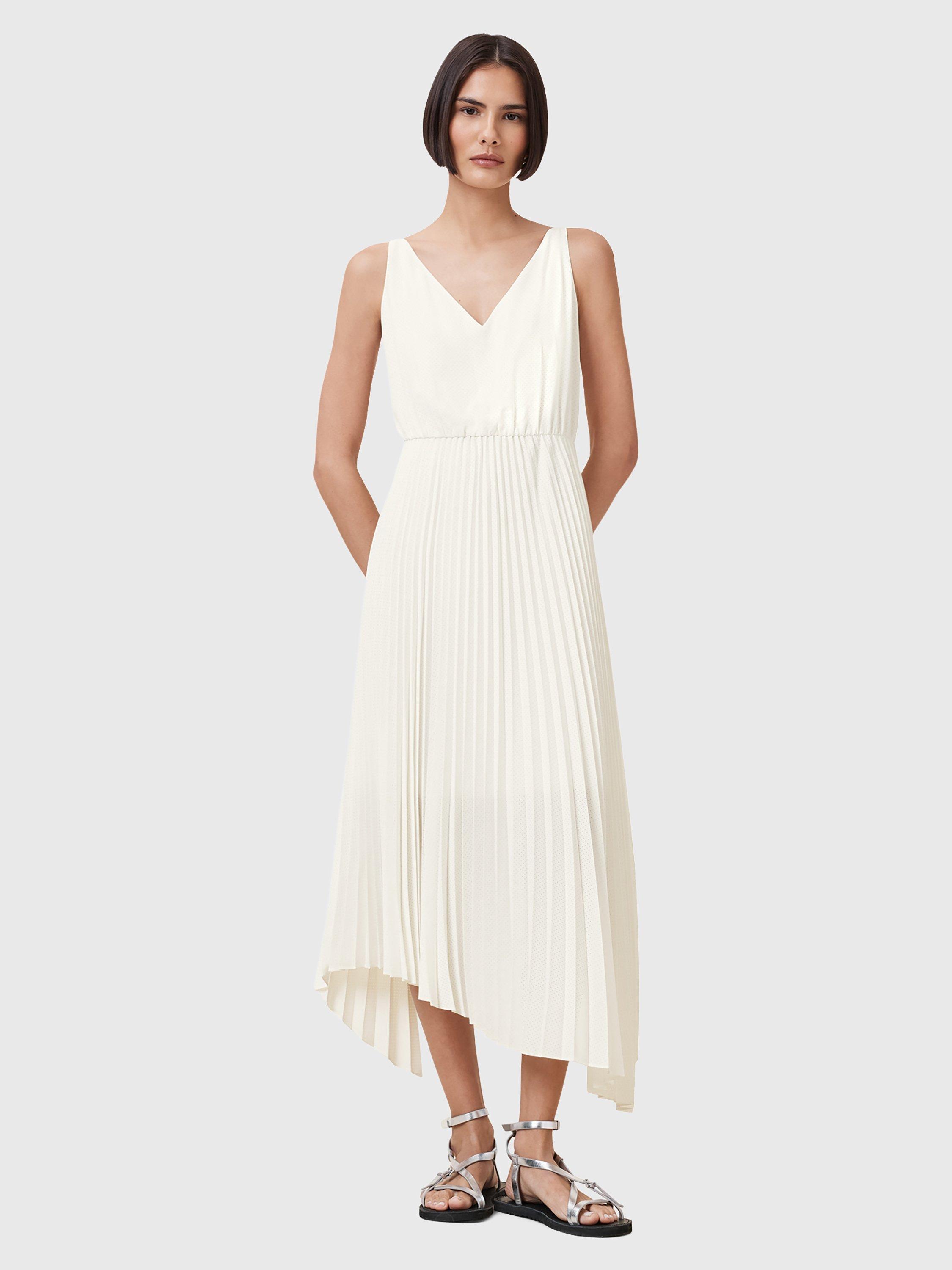 Product image 6 of 9, which shows AllSaints Leia Harley Dress, White Natural, XS