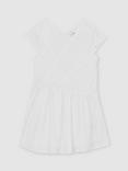 Reiss Kids' Bessie Cotton Flared Dress