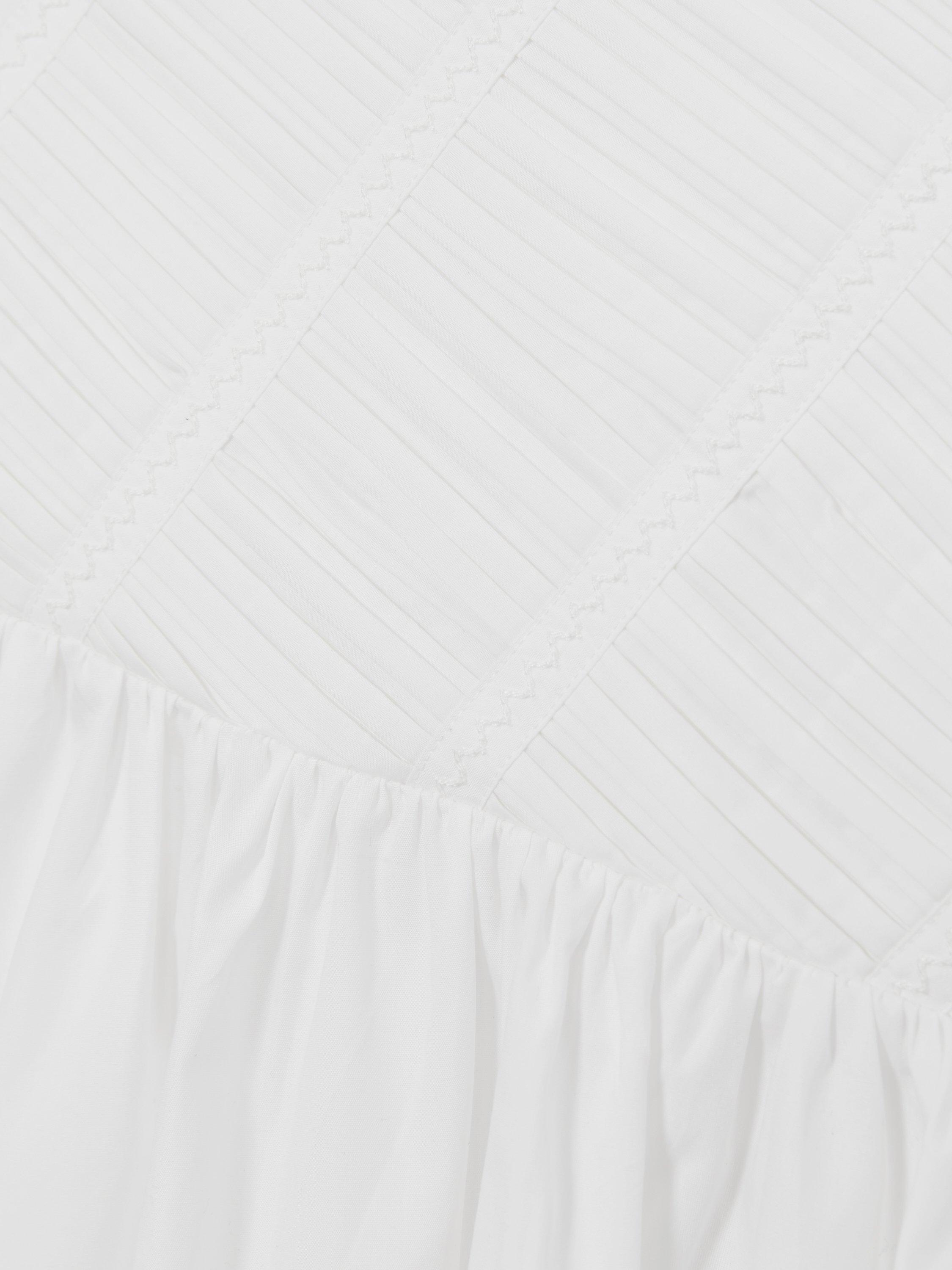 Product image 4 of 4, which shows Reiss Kids' Bessie Cotton Flared Dress, Ivory, 4-5 years