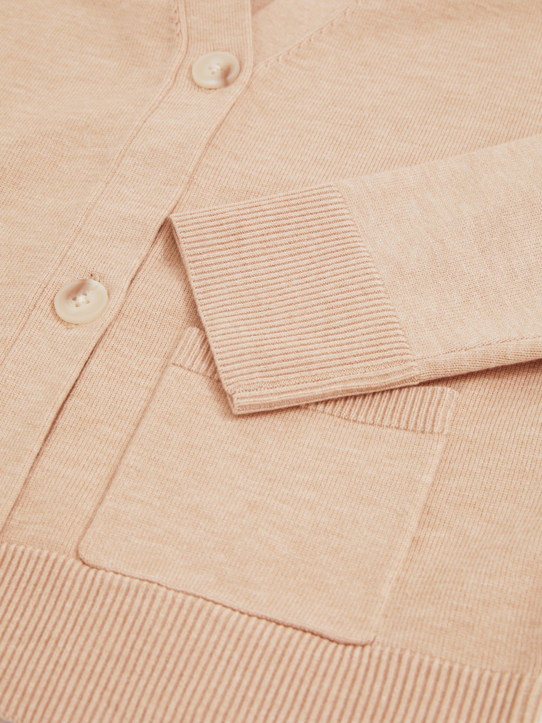 Product image 5 of 5, which shows Reiss Kids' Harper Vest & Cardigan Set, Camel, 4-5 years